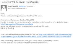 Host1Free 为防VPS闲置再出狠招：每月续期一次 的插图